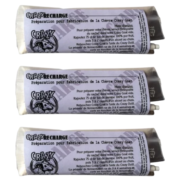 2 Crazy-Recharges Originale + 1 Gratuite !