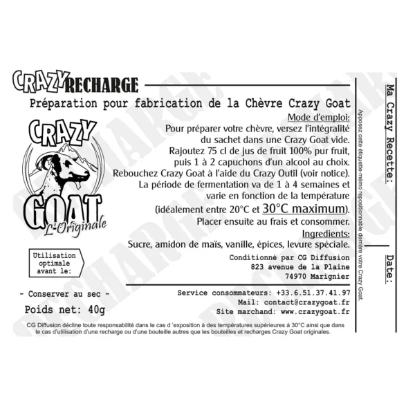 Crazy Recharge Originale