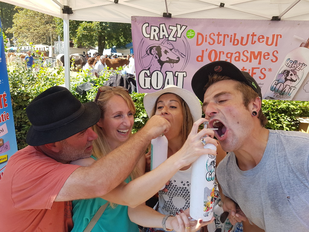 crazy goat mousse alcool crazy party