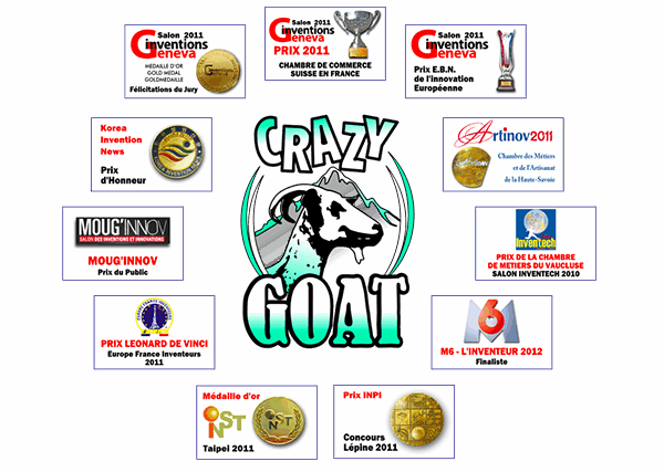 Récompenses et médailles Crazy Goat Récompenses et médailles obtenue par Crazy Goat
