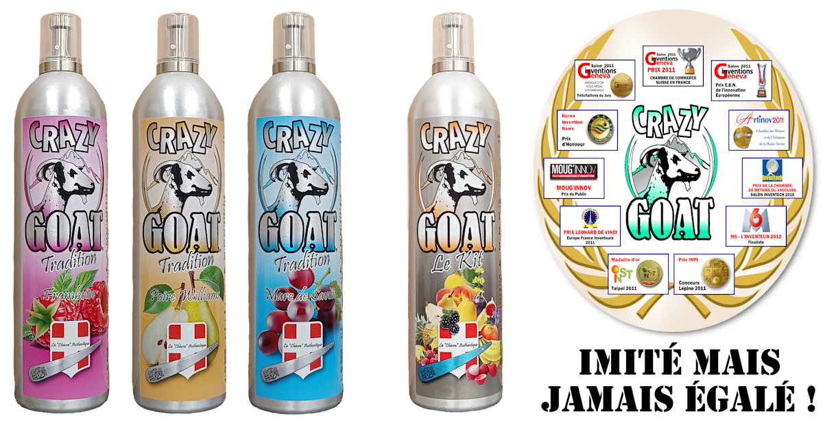 Crazy Goat la chèvre authentique boisson mousse Haute-Savoie Alpes